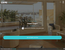 Tablet Screenshot of hotelcapripollensa.com